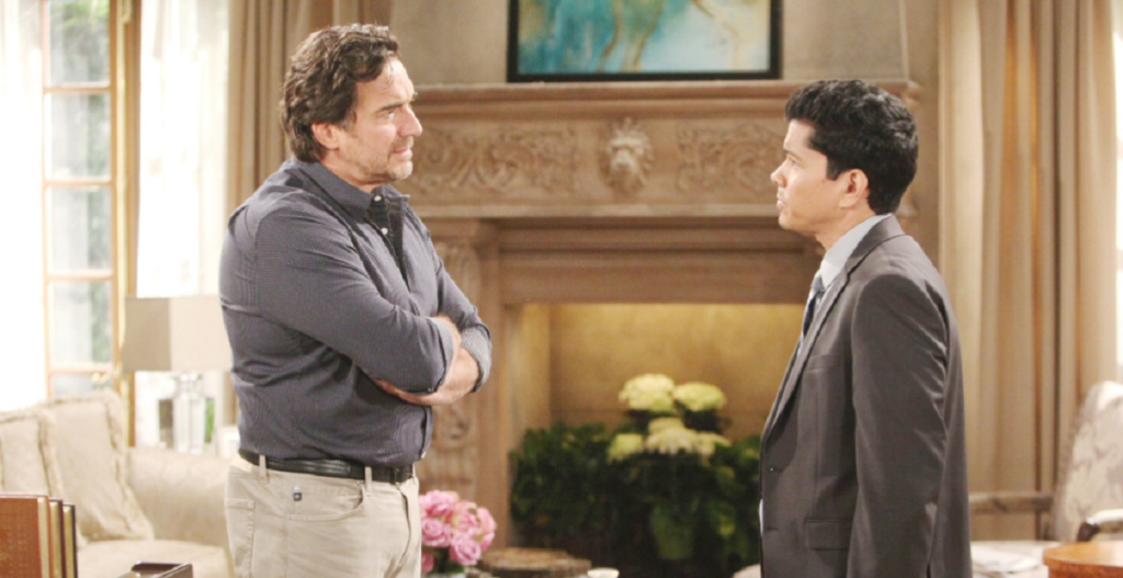 Bold And The Beautiful Spoilers: Detective Sanchez (Jeremy Ray Valdez) - Ridge Forrester (Thorsten Kaye)