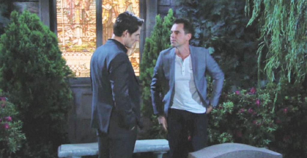 Young And The Restless Spoilers: Billy Abbott (Jason Thompson) - Adam Newman (Mark Grossman)