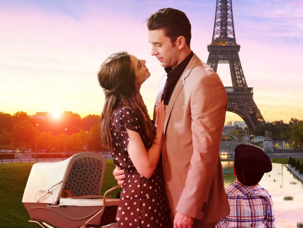Chad & Abby in Paris/Days of Our Lives - Abigail Deveraux (Kate Mansi) & Chad DiMera (Billy Flynn)
