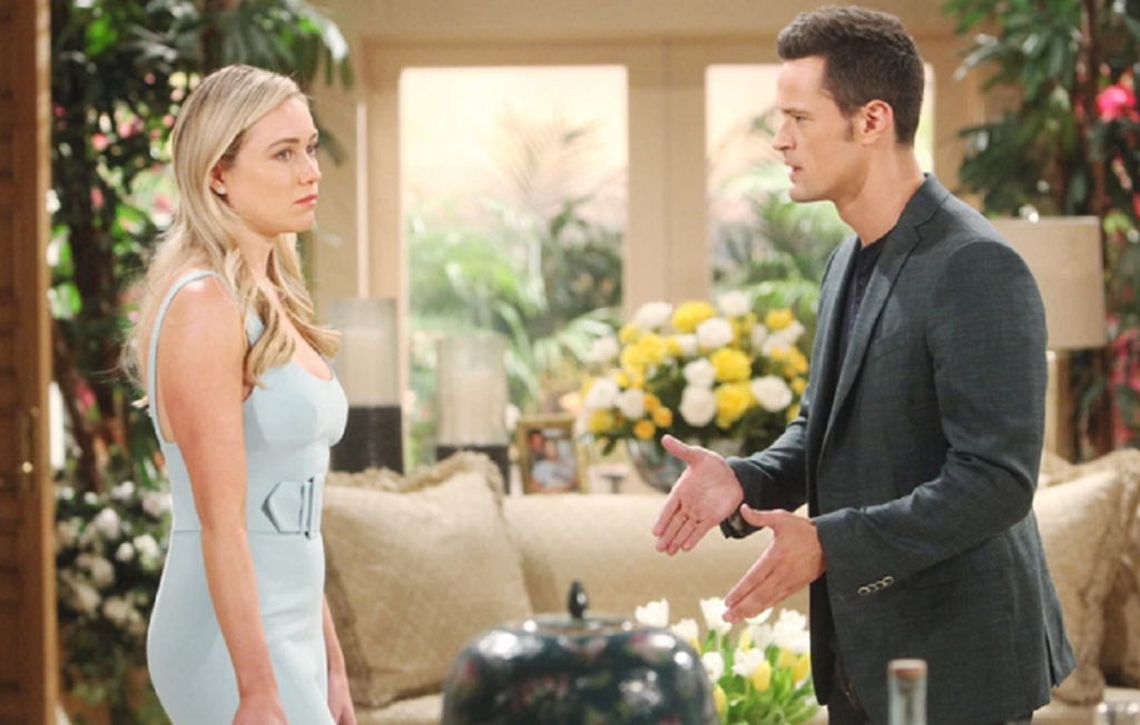 Bold & The Beautiful - Flo Fulton (Katrina Bowden) and Thomas Forrester (Matthew Atkinson)
