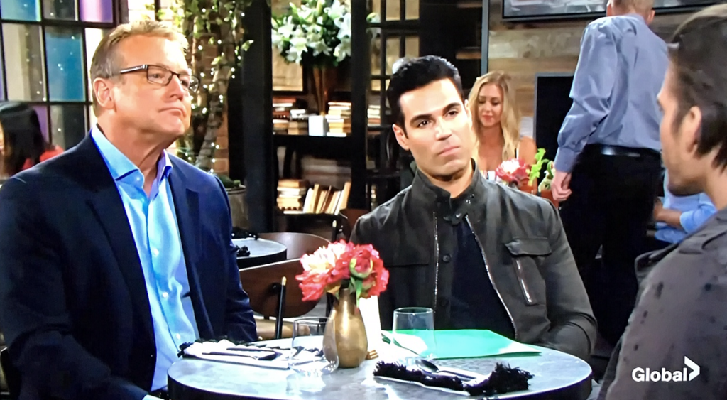 Young And The Restless Spoilers: Paul Williams (Doug Davidson) - Rey Rosales (Jordi Vilasuso) - Theo Vanderway (Tyler Johnson)