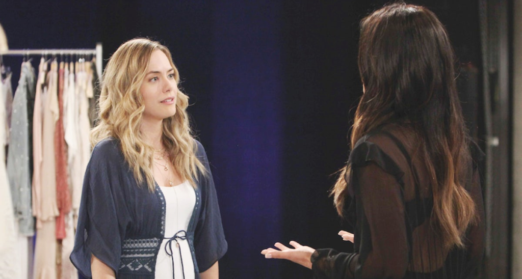 Bold And The Beautiful Spoilers: Hope Forrester (Annika Noelle) - Steffy Forrester (Jacqueline MacInnes Wood)