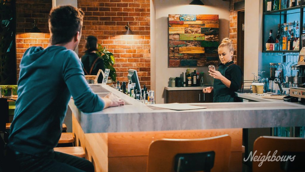 Neighbours - Roxy Willis and Mark Brennan