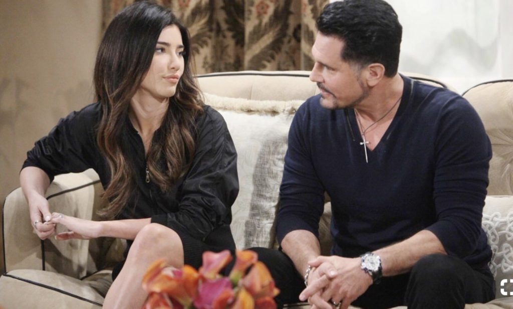 Bold & The Beautiful - Steffy Forrester (Jacqueline MacInnes Wood) & Bill Spencer (Don Diamont)