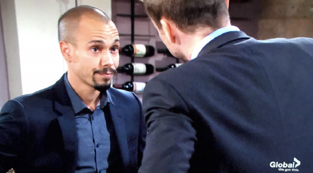Young And The Restless Spoilers: Devon Hamilton (Bryton James) - Cane Ashby (Daniel Goddard)