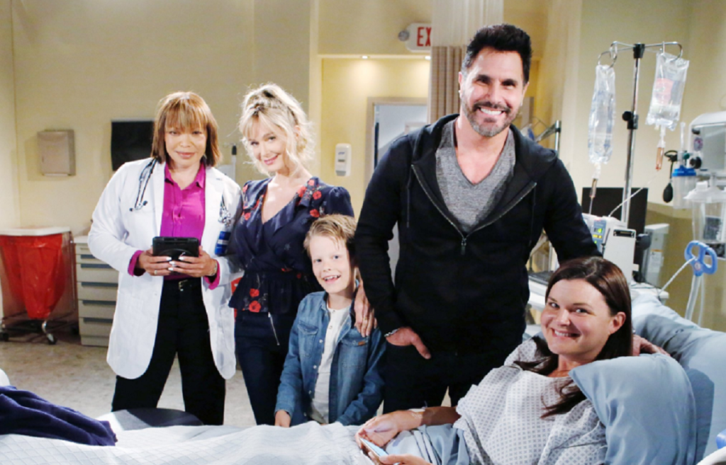 Bold And The Beautiful Spoilers: Katie Logan (Heather Tom) - Bill Spencer (Don Diamont) - Will Spencer (Finnegan George) - Donna Logan (Jennifer Gareis) - Dr. Davis (Tisha Campbell)