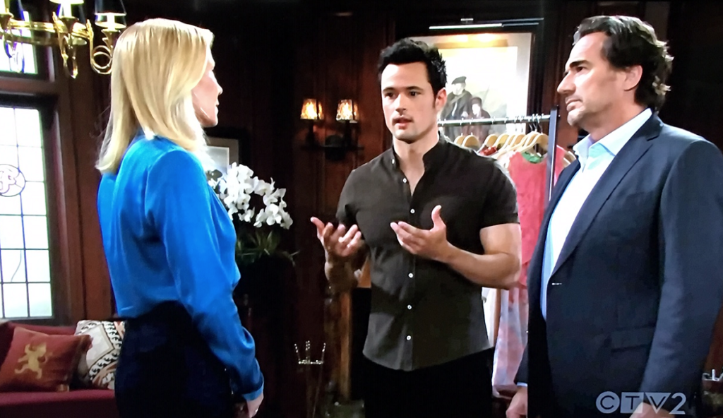 Bold And The Beautiful Spoilers: Brooke Forrester (Katherine Kelly Lang) - Thomas Forrester (Matthew Atkinson) - Ridge Forrester (Thorsten Kaye)