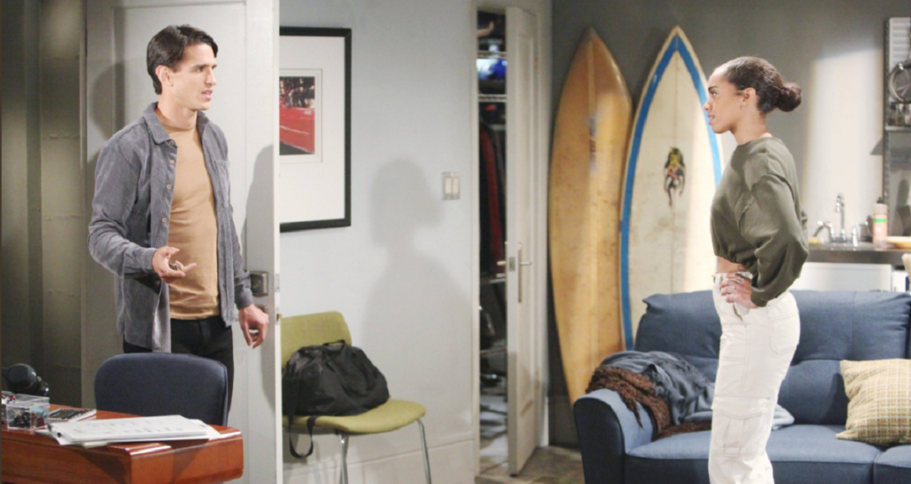 Bold And The Beautiful Spoilers: Vinny Walker (Joe LoCicero) - Zoe Buckingham (Kiara Barnes)