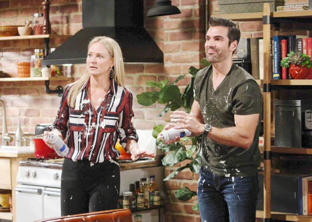 Rey Rosales (Jordi Vilasuso) & Sharon Newman’s (Sharon Case) 