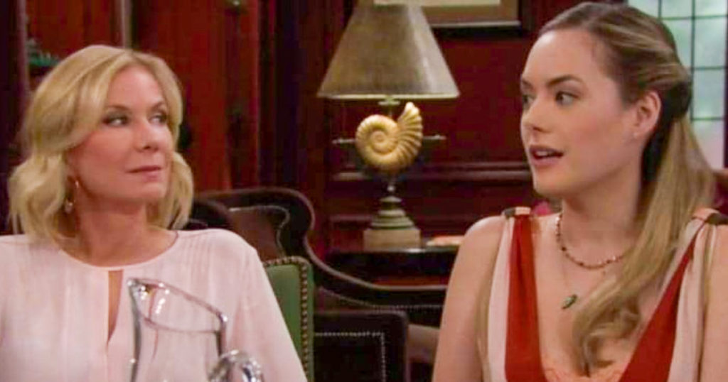 Brooke Logan (Katherine Kelly Lang) & Hope Logan’s (Annika Noelle)