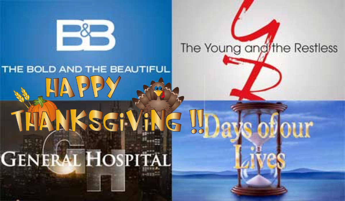 B&B, Y&R, GH and DOOL Thanksgiving Preemption Schedule