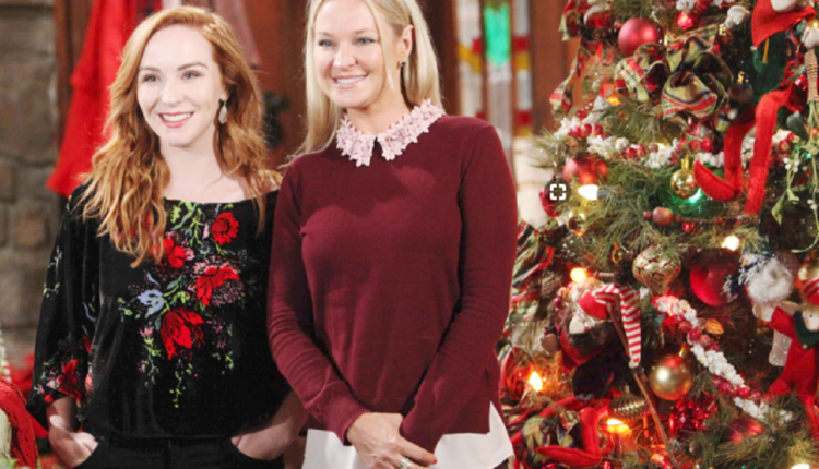 young and Restless Camryn Grimes and Sharon Case