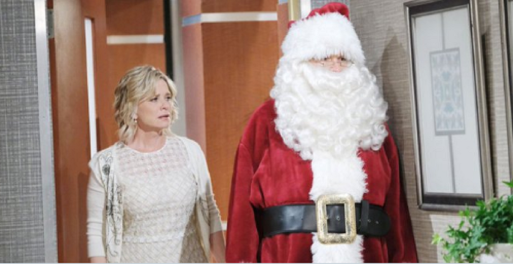 Days of Our Lives Spoilers Monday, December 30: Questions About Santa – Kayla Confronts Steve – Doug And Julie’s Party Is Crashed