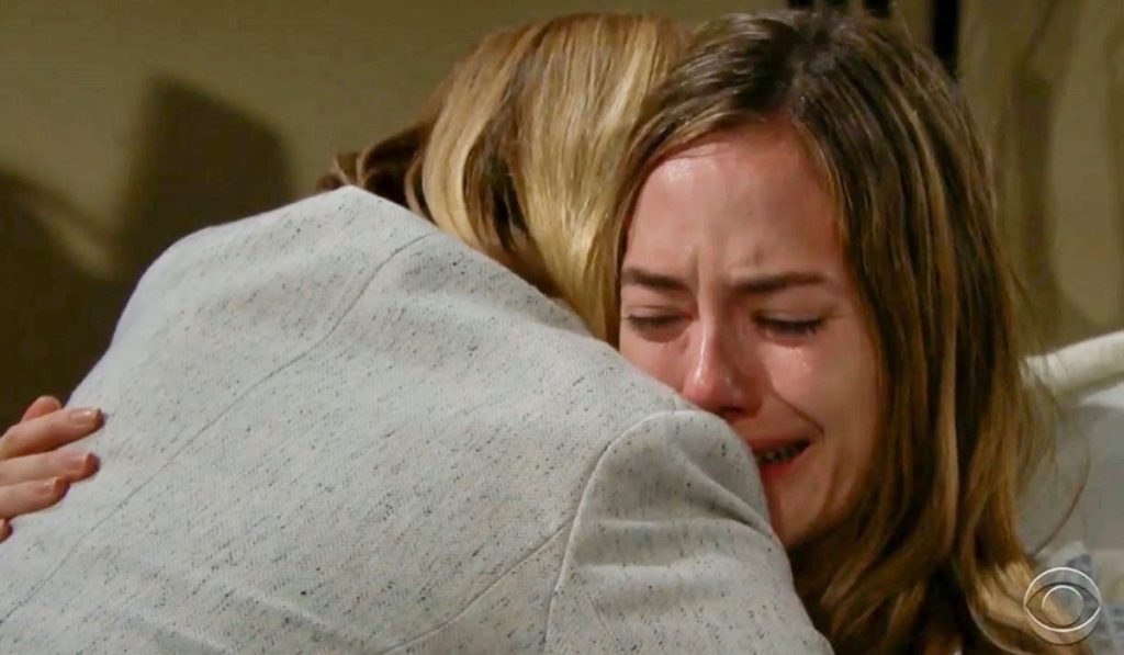 The Bold and the Beautiful Spoilers: Hope Has Emotional Breakdown, Cries in Brooke’s Arms After Seeing ‘Steam’ Smooch