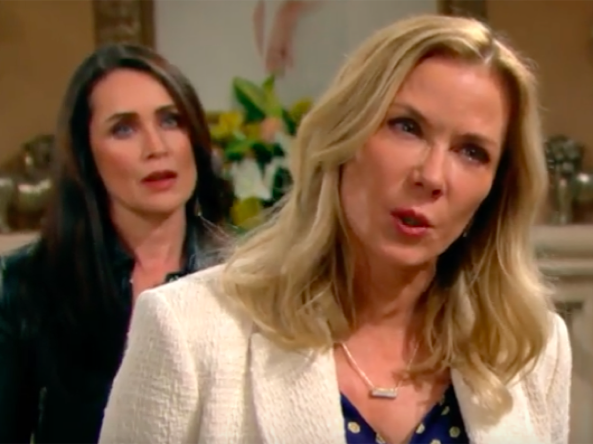 The Bold and the Beautiful: Brooke Logan Forrester (Katherine Kelly Lang), Quinn Forrester (Rena Sofer)