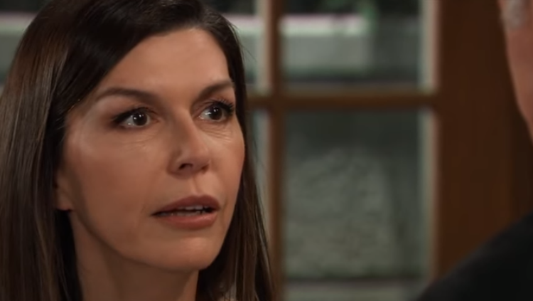 General Hospital: Anna Devane (Finola Hughes), Robert Scorpio (Tristan Rogers) 