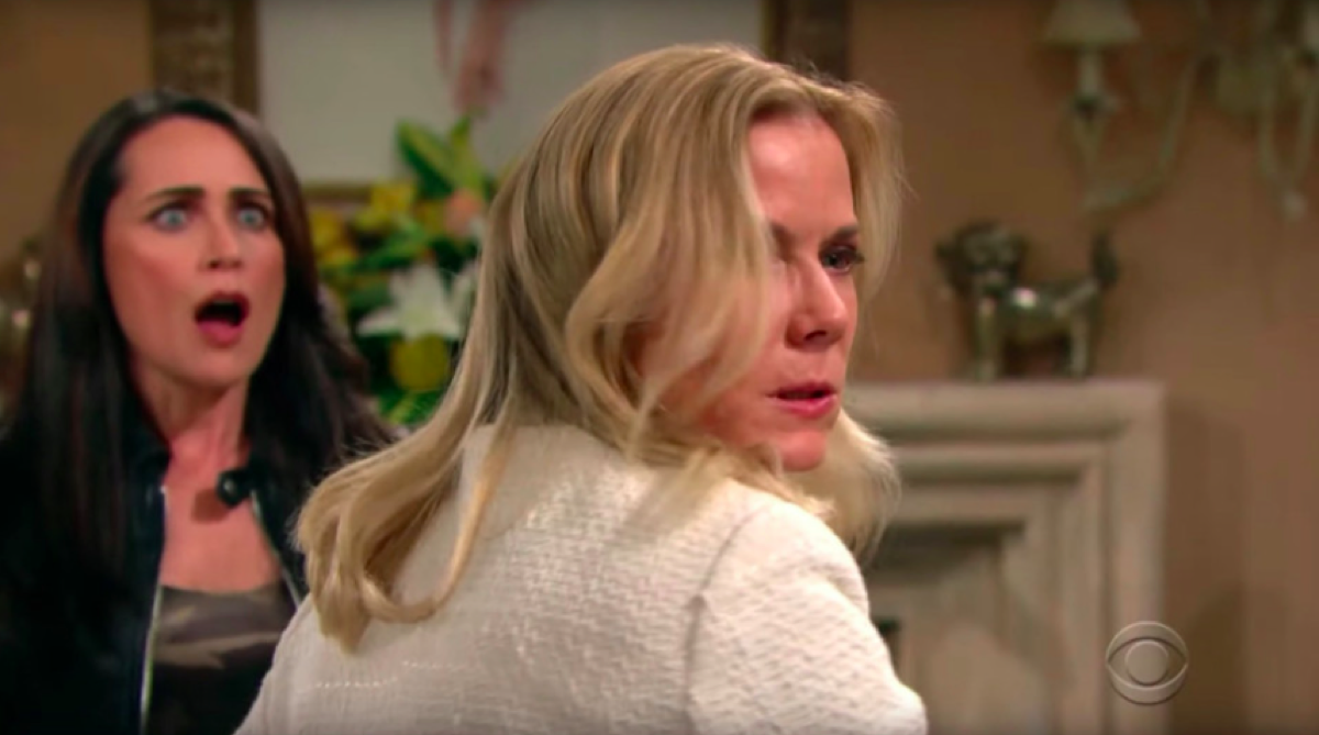 The Bold and the Beautiful: Quinn Forrester (Rena Sofer) and Brooke Logan Forrester (Katherine Kelly Lang)