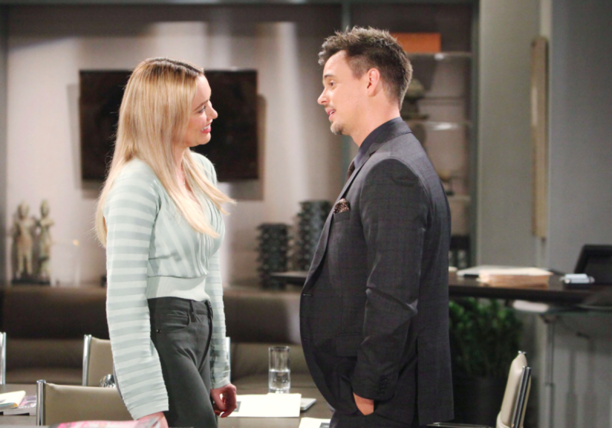 The Bold and the Beautiful: Wyatt Spencer’s (Darin Brooks) and Flo Fulton (Katrina Bowden)