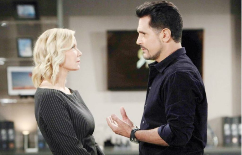 Bold and the Beautiful Spoilers: Bill And Brooke Find Themselves Caught Up In A Passionate Kiss