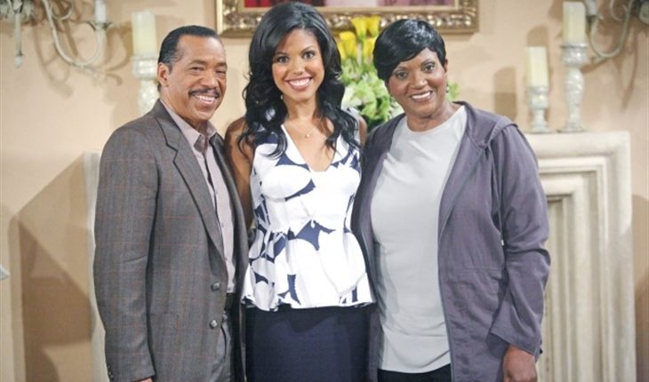 The Bold And The Beautiful – The Avant Family, Anna Maria Horsford (Vivienne Avant), Obba Babatundé (Julius Avant), Karla Mosley (Maya Avant) (730 x 487)