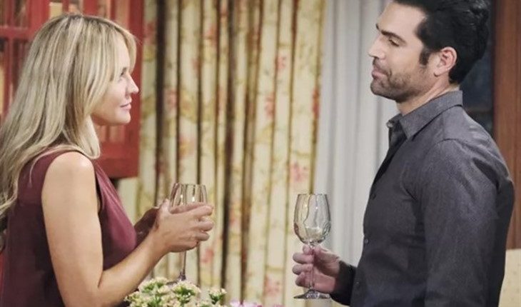 The Young And The Restless – Sharon Newman (Sharon Case) Rey Rosales (Jordi Vilasuso) (730 x 543)