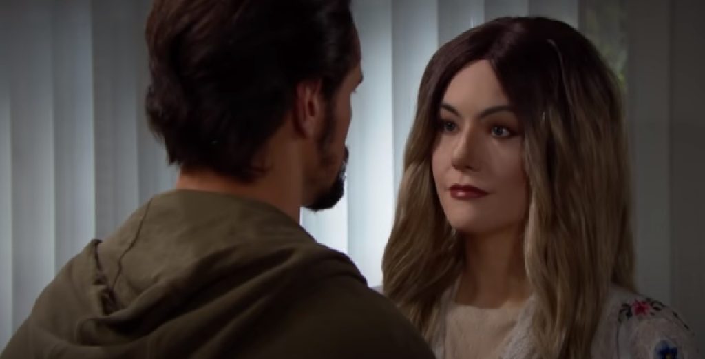 the bold and the beautiful spoilers thomas forrester and mannequin