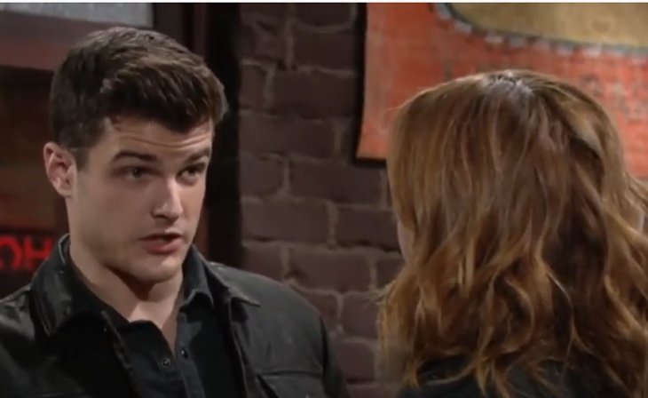 The Young And The Restless: Mariah Copeland (Camryn Grimes) and Kyle Abbott (Michael Mealor)