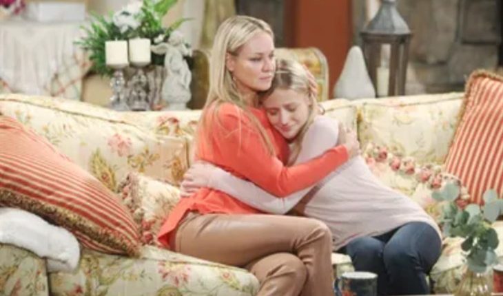 The Young And The Restless Faith Newman (Alyvia Alyn Lind) Sharon Newman (Sharon Case)