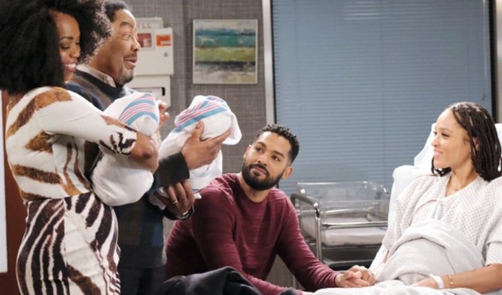 Days Of Our Lives -Eli Grant (Lamon Archey) Lani Price Grant (Sal Stowers)