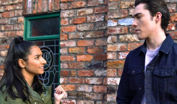 Coronation Street – Corey Brent (Maximum Evans) Asha Alahan (Tanisha Gorey)