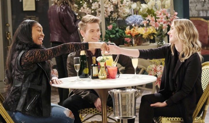 Days Of Our Lives Tripp Dalton (Lucas Adams), Allie Horton (Lindsay Arnold)