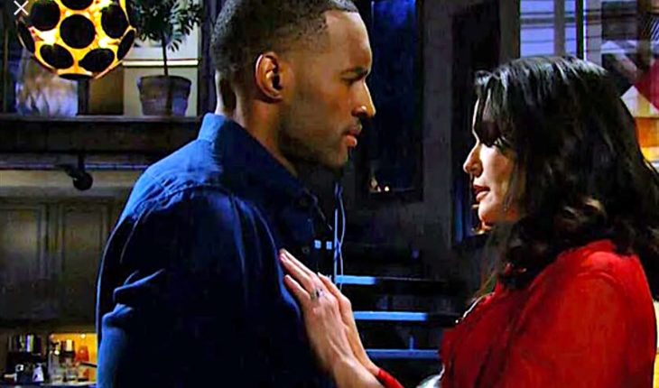 The Bold And The Beautiful – Quinn Fuller Forrester (Rena Sofer) Carter Walton (Lawrence Saint-Victor)