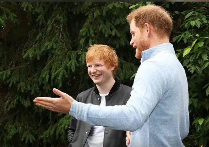 Prince Harry Talks Parenthood With Ed Sheeran