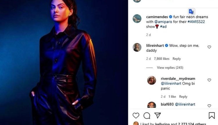 Riverdale Star Lili Reinhart Steals The Show In Camila Mendes Post