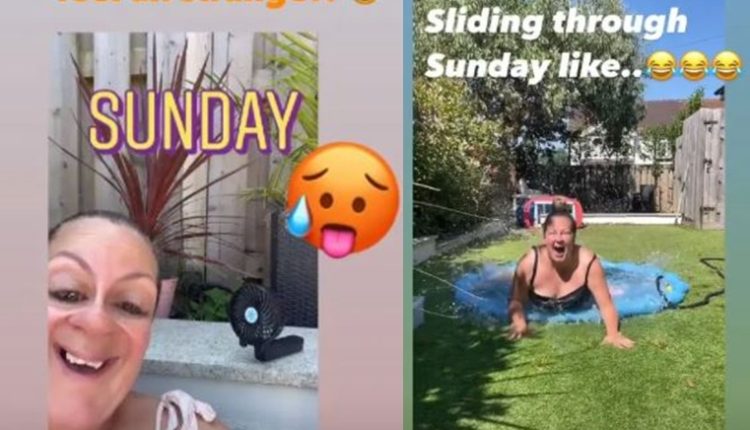 EastEnders Star Lorraine Stanley Celebrates Hottest Day Of The Year Responsibly