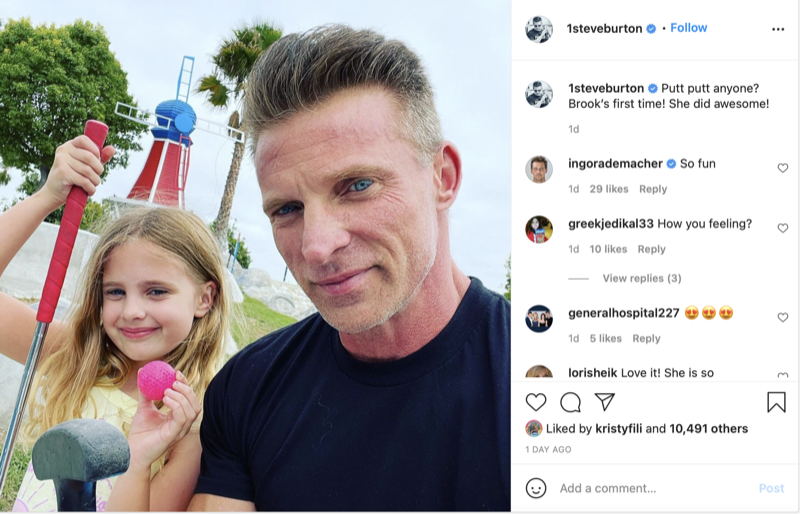 General Hospital Spoilers: Steve Burton Is an Excellent Putt Putt Instructor