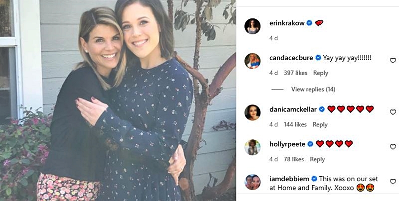 When Calls The Heart Erin Krakow Reacts Lori Loughlin Return