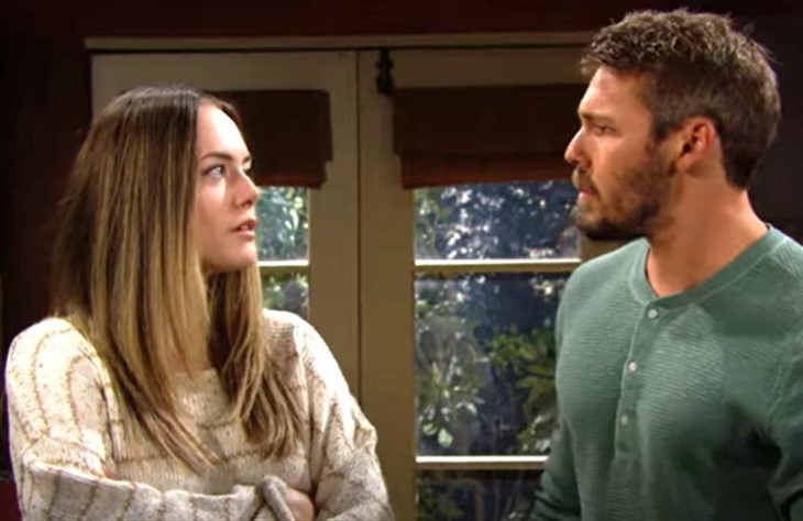 The Bold And The Beautiful: Liam Spencer (Scott Clifton) Hope Logan Spencer (Annika Noelle) 