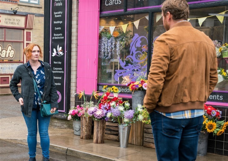 Coronation Street: Fiz Stape (Jennie McAlpine) Phil Whittaker (Jame Kenna)