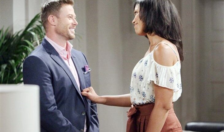 The Bold And The Beautiful – Rick Forrester (Jacob Young) Maya Avant (Karla Mosley).