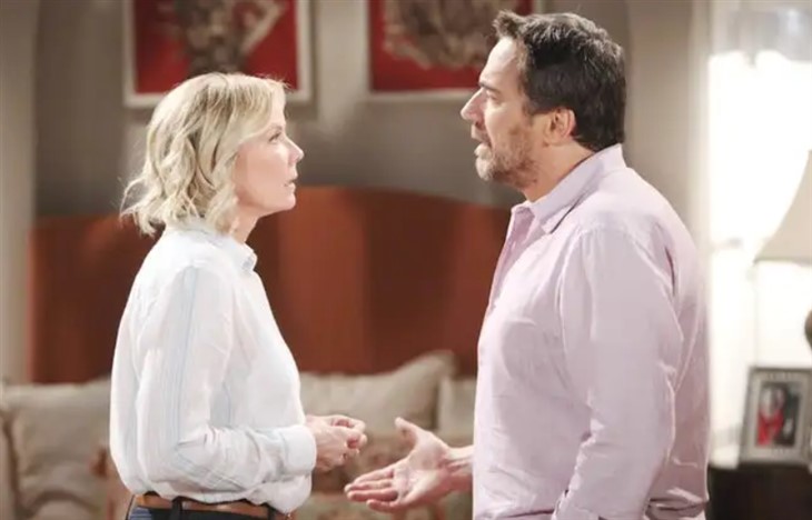 The Bold And The Beautiful: Ridge Forrester (Thorsten Kaye) Brooke Logan Forrester (Katherine Kelly Lang)