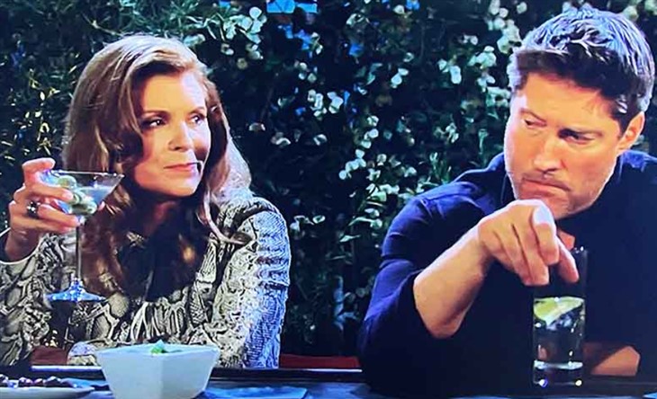 The Bold And The Beautiful: Deacon Sharpe (Sean Kanan) Sheila Carter (Kimberlin Brown). 