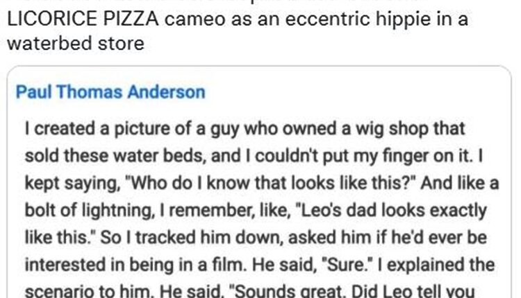 Anderson explains how George was cast in the movie