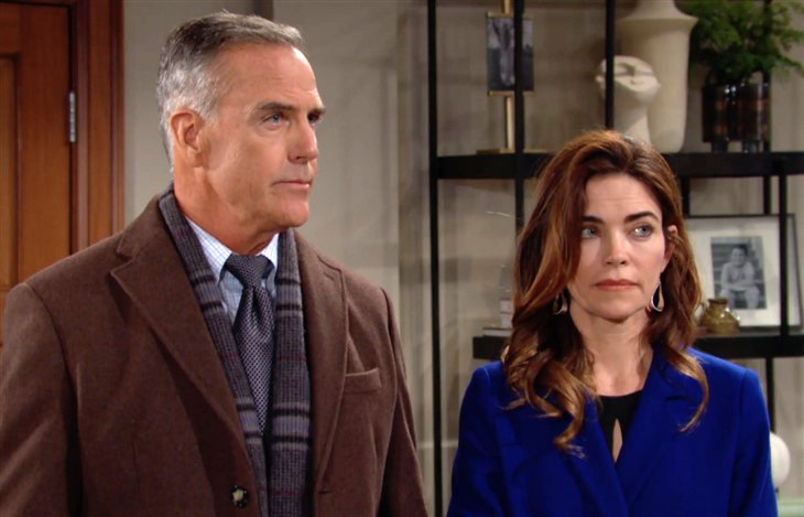 The Young And The Restless: Ashland Locke (Richard Burgi) Victoria Newman Locke (Amelia Heinle)