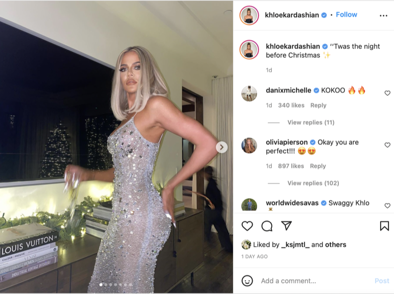 Khloe Kardashian Successfully Uses Xmas Pics To Slam Tristan Thompson