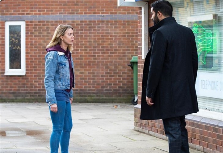 Coronation Street: Imran Habeeb And Abi Webster.