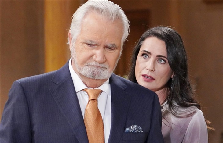 The Bold And The Beautiful: Quinn Forrester (Rena Sofer) leaves Eric Forrester (John McCook)