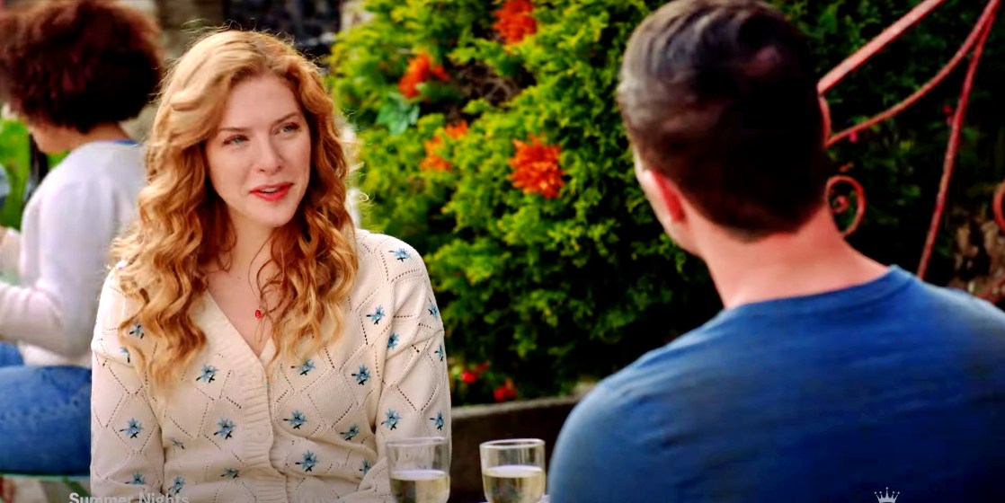 Rachelle Lefevre and Luke Macfarlane in Moriah's Lighthouse