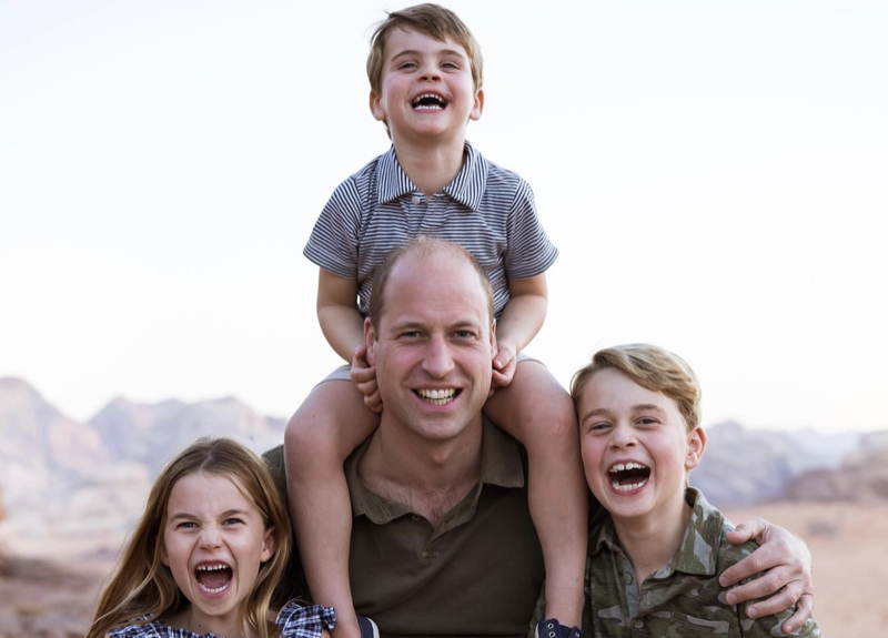 Royal Family News: Prince William And His Children Share Adorable Father’s Day Portrait