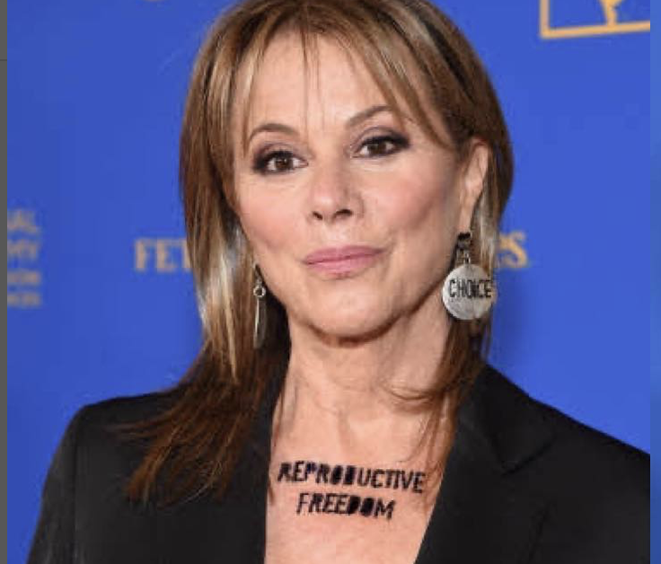 General Hospital Star Nancy Lee Grahn Makes A Roe V Wade Statement With Her Emmy Attire 